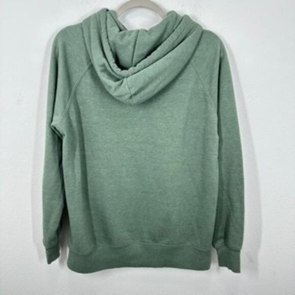 The North‎ Face Women's Size Medium Green Classic Graphic Logo Hooded Sweatshirt - Picture 5 of 6